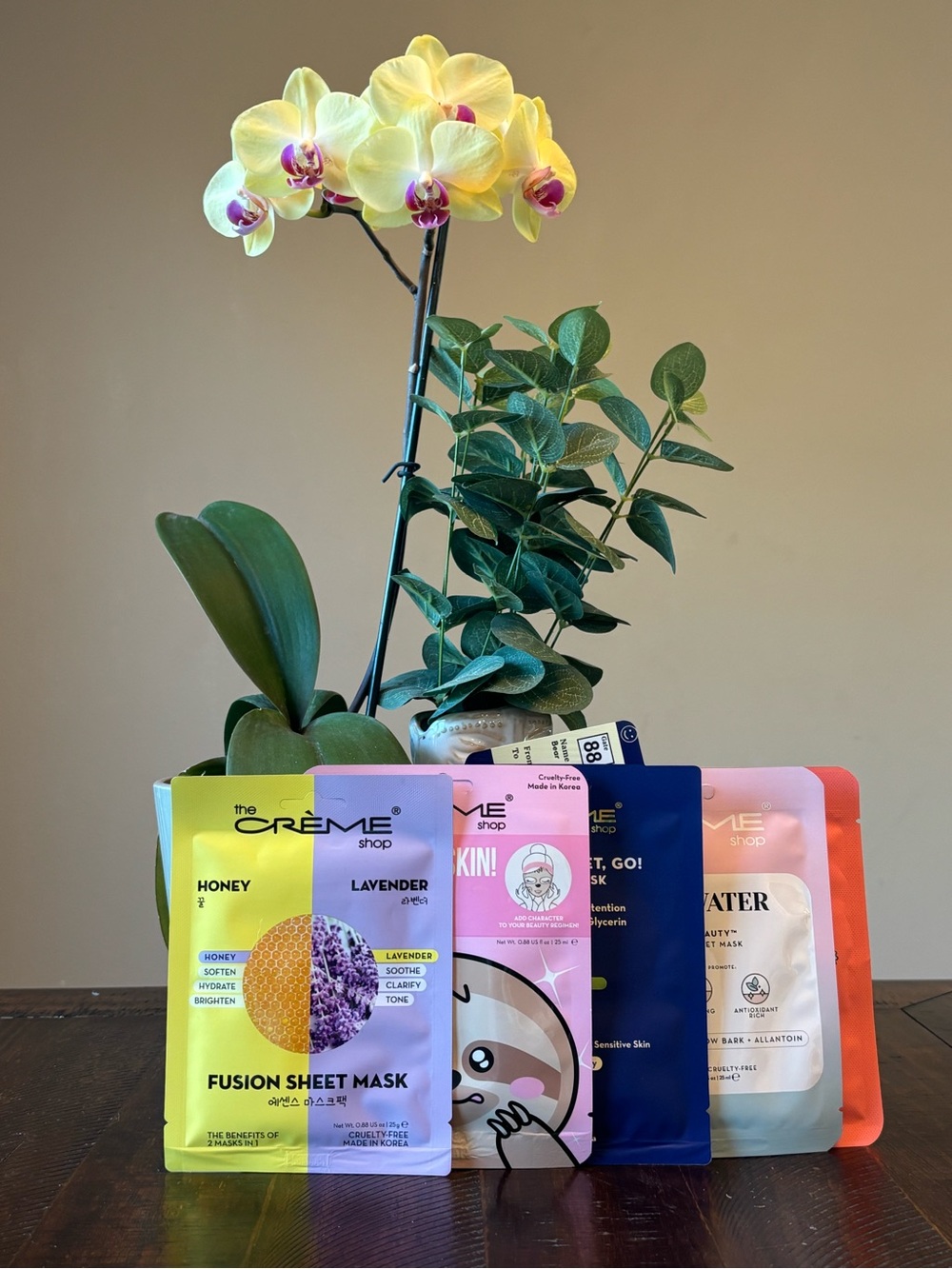 The Crème Shop Fusion Sheet Mask Set - Yellow Honey & Lavender